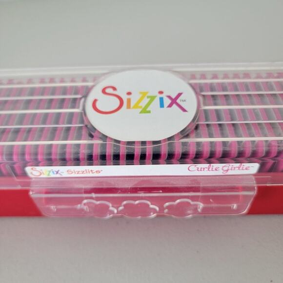 Sizzix Sizzlits Die Cut Alphabet Set Curlie Girlie Scrapbooking Paper Artist - Picture 2 of 5